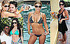 Bikini Photos of Carmen Electra, Audrina Patridge, Kim Kardashian at DKNY Jeans Beach House