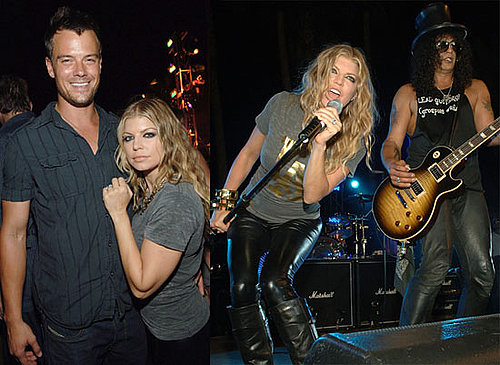 Photos of Fergie and Josh Duhamel Celebrating Her Father Pat and Slash's Birthday in Las Vegas