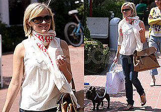 Photos of Reese Witherspoon Back In LA With Her Dog Frank Sinatra