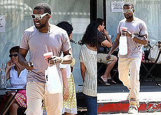 Photos of Kanye West Leaving Joan's on 3rd in LA