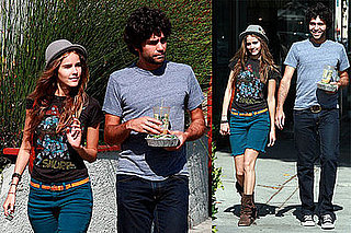 Photos of Adrian Grenier and Isabel Lucas in LA