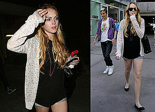Photos of Lindsay Lohan and Samantha Ronson With A New Hairdo