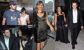 Photos of Pregnant Jennifer Garner and Luciana Damon with Matt Damon and Ben Affleck at the Obama Fundraiser