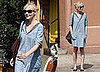 Photos of How to Lose Friends and Alienate People's Kirsten Dunst Walking in NYC