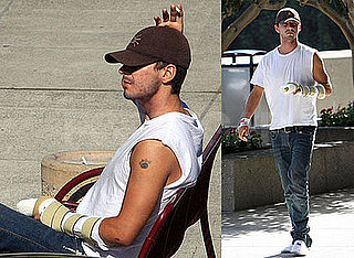 Photos of Shia LaBeouf With Broken Hand at the Hospital