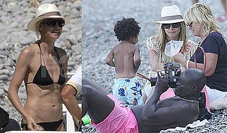 Photos of Heidi Klum in a Bikini on Vacation in Italy With Seal and Their Kids