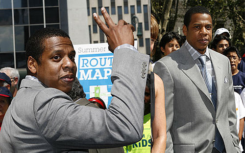 Photos of Jay-Z Closing Park Avenue With Mayor Bloomberg in NYC