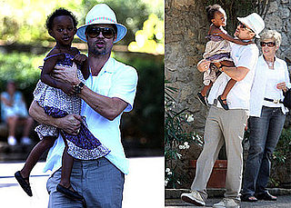 Photos of Brad Pitt With Zahara Jolie-Pitt In France