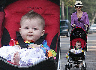 Photos of Nicole Richie and Celebrity Baby Harlow Madden Out For A Walk in LA