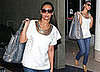 Photos of Beyonce Knowles Departing From LAX Airport