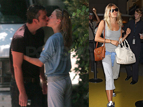 Photos of Balthazar Getty kissing Sienna Miller at LAX
