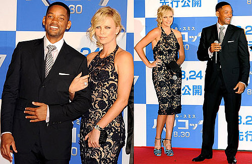 Photos of Will Smith and Charlize Theron at the Japan Premiere of Hancock