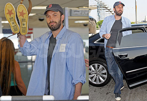 Photos of Ben Affleck On His Way to Democratic National Convention in Denver