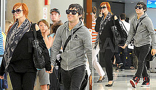 Photos of Ashlee Simpson and Pete Wentz at LAX