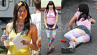 Photos of Selma Blair on the Set of Kath and Kim