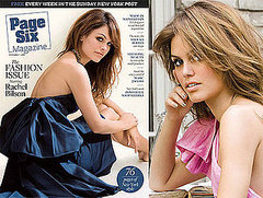 Photos of Rachel Bilson in Page Six Magazine Photos of Rachel Bilson in Page Six Magazine