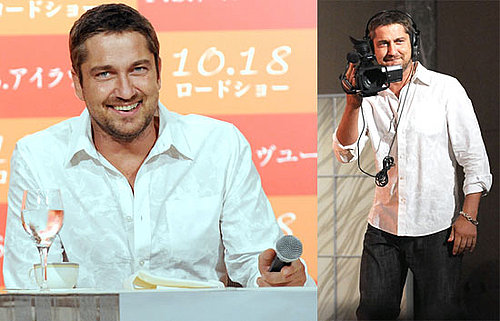 Photos of Gerard Butler at a Photocall For "P.S. I Love You"