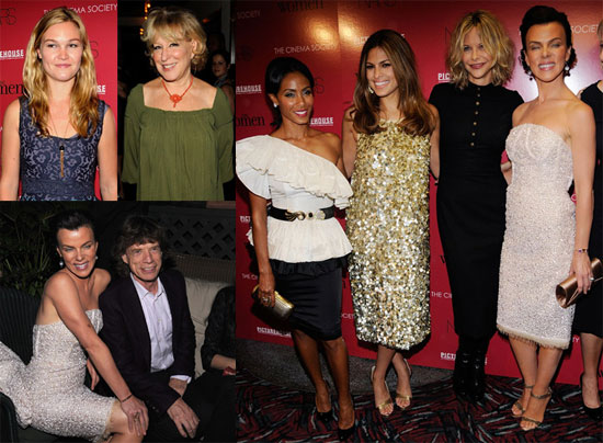 Photos of Jada Pinkett Smith, Eva Mendes, Meg Ryan, and Debi Mazar at The Women Screening in NYC Photos of Jada Pinkett Smith, Eva Mendes, Meg Ryan, and Debi Mazar at The Women Screening in NYC