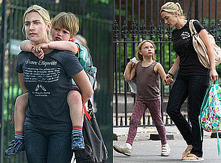 Kate Winslet With Her Kids in New York City
