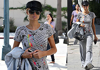 Photos of Paris Hilton at Portofino Tanning Salon