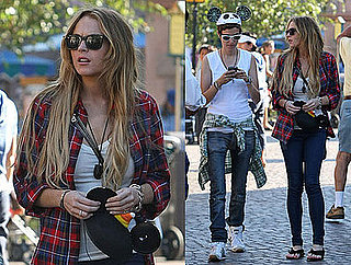 Photos of Lindsay Lohan and Samantha Ronson at Disneyland