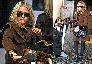 Photos of Mary-Kate Olsen at Milan Airport; She Recently Announced New Men's Collection and Shoe Collection With Ashley Olsen