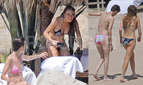 Lindsay Lohan and Samantha Ronson Bikini Photos on Vacation in Mexico