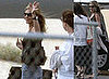 Photos of Jennifer Aniston Boarding Her Jet Back to LA