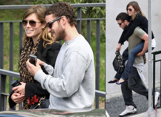 Jessica Biel at Wedding Rehearsal