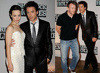Photos of Robert Downey Jr., Rachel McAdams, Guy Ritchie at Press Conference for Sherlock Holmes
