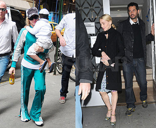 Photos of Madonna and David Banda Arriving at NYC's Kabbalah Center