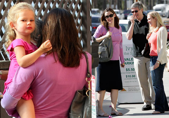 Jennifer Garner and Violet Affleck