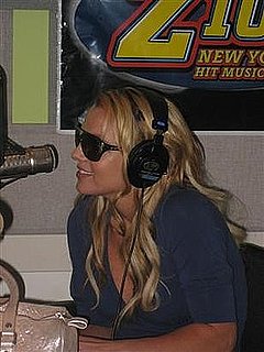 Britney Spears Talks Womanizer on Z100 Radio Station in New York