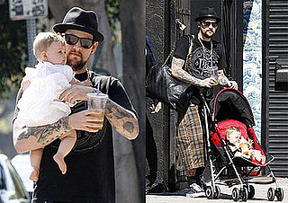 Photos of Joel Madden and Harlow Madden Getting Coffee in LA
