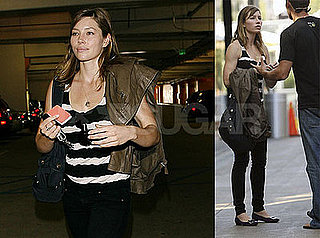 Photos of Jessica Biel in Los Angeles at Cafe Primo with Friends