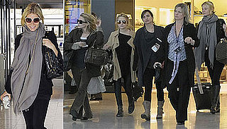 Photos of Mary-Kate Olsen, Ashley Olsen, Gwyneth Paltrow at Heathrow Airport