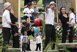 Photos of Brad Pitt, Angelina Jolie, Maddox and Pax in New Orleans