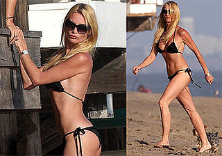 Photos of Nicollette Sheridan in a Bikini on Malibu Beach
