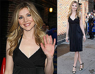 Photos and Video of Sarah Chalke at The Late Show With David Letterman