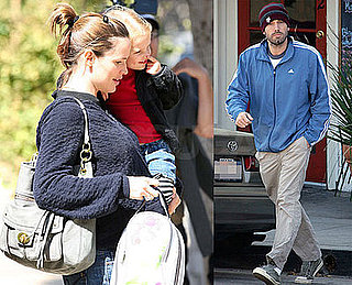 Photos of Pregnant Jennifer Garner Out in LA with Violet Affleck and Ben Affleck