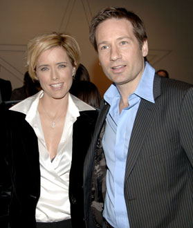 Photo of David Duchovny and Tea Leoni, Who May Have Split Over Tea's Rumored Affair With Billy Bob Thornton