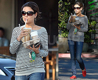 Photos of Mila Kunis in LA Carrying Starbucks