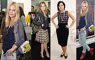 Kate Bosworth, Emma Watson, and Lily Allen at London's Frieze Art Fair