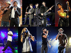 Photos of Justin Timberlake, Leona Lewis, 50 Cent, Rihanna at Justin Timberlake Shriners Hospital Benefit Concert