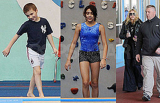 Photos of Madonna, Lourdes Leon, Rocco Ritchie at Chelsea Piers Gym in NYC