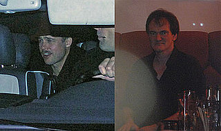 Photos of Brad Pitt and Quentin Tarantino in Berlin to Film Inglorious Bastards