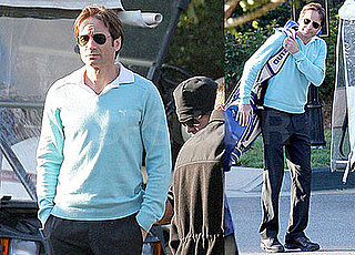 Photos of David Duchovny Filming The Joneses in Atlanta