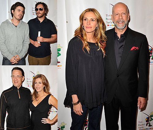 Photos of Celebrities Julia Roberts, Bruce Willis, Tom Hanks, Casey Affleck, Joaquin Phoenix