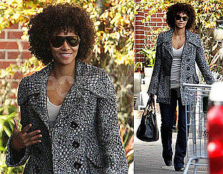 Photos of Halle Berry With a New Hair Style in Toronto, Rumored to Have Bought A New House in Canada with Gabriel