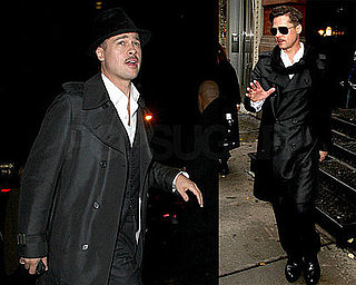 Brad Buttons Up His Vest and Combs His Mustache for NYC